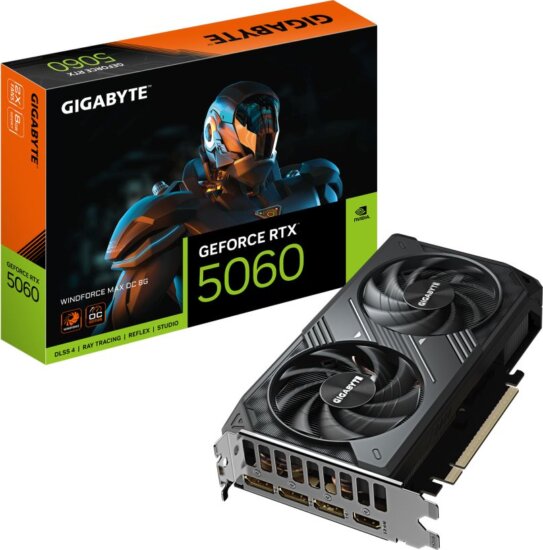 Gigabyte RTX 5060 WINDFORCE MAX OC 8G