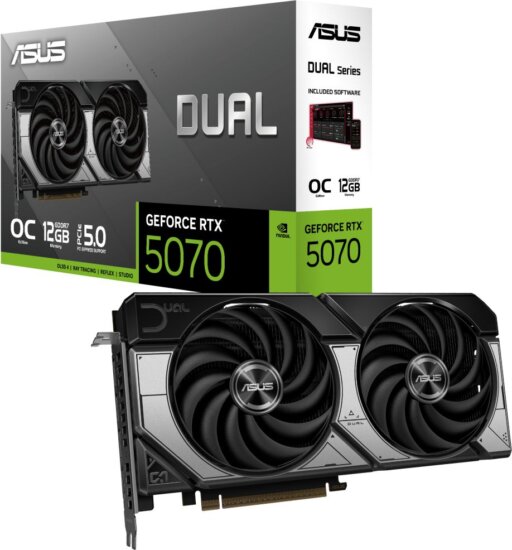 Asus Dual GeForce RTX 5070 12GB GDDR7 OC Edition