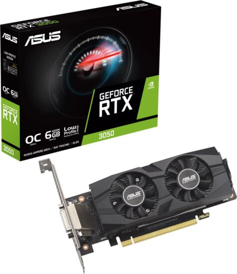 Asus GeForce RTX 3050 LP BRK OC Edition 6GB GDDR6