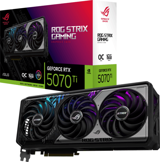 Asus ROG Strix GeForce RTX 5070 Ti 16GB GDDR7 OC Edition