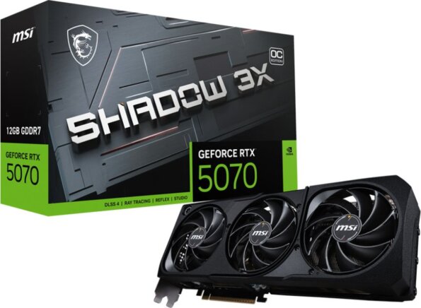 MSI GeForce RTX 5070 12GB Shadow 2X OC (Bulk)