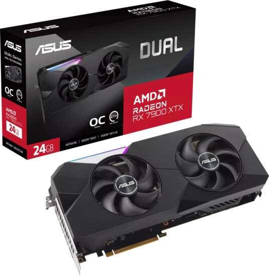 Asus Dual Radeon RX 7900 XTX OC Edition 24GB GDDR6