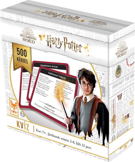 Harry Potter, 500 kvízkérdés társasjáték Harry Potter, 500 kvízkérdés társasjáték