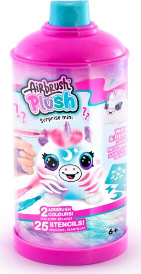 Airbrush Plush, Style 4 Ever színezhető mini meglepetés plüssfigura Airbrush Plush, Style 4 Ever színezhető mini meglepetés plüssfigura