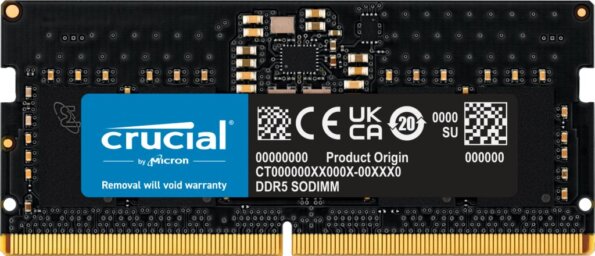 Crucial 8GB / 5600MHz (DDR5, SODIMM)