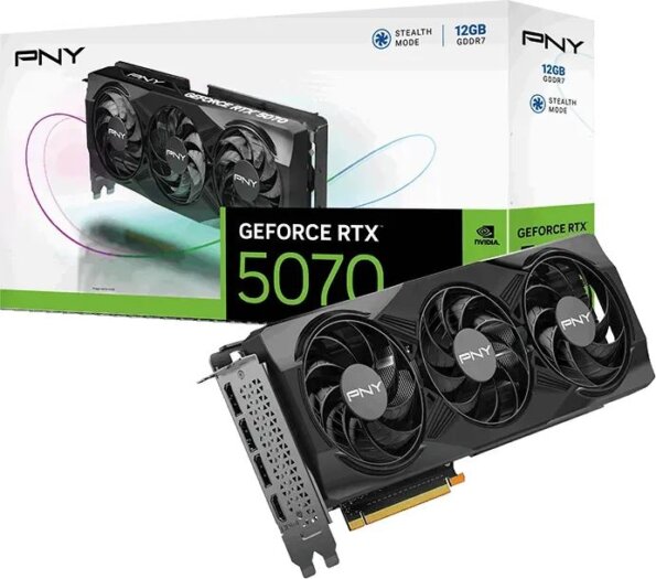 PNY GeForce RTX 5070 12GB DDR7 GAMING TRIPLE FAN