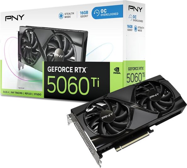 PNY GeForce RTX 5060 Ti 16GB DDR7 OC