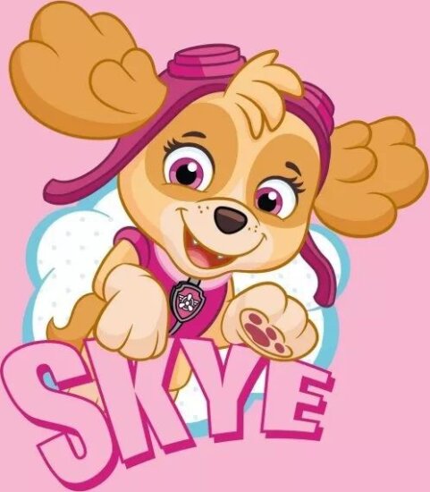 Mancs őrjárat, Skye varázstörölköző, pamut, 30 x 30 cm