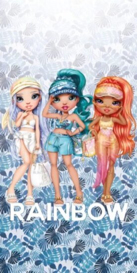 Rainbow High, Fürdőlepedő, 70 x 140 cm, 100% pamut