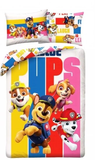 Mancs őrjárat, Szuperkutyik kétrészes ágynemű garnitúra, pamut, 140 x 200 cm