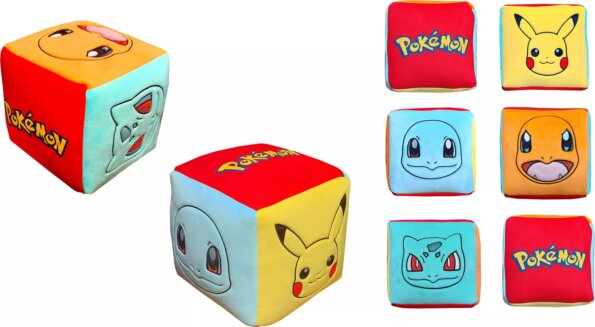 Pokémon, Arcok kockapárna, 25 x 25 x 25 cm