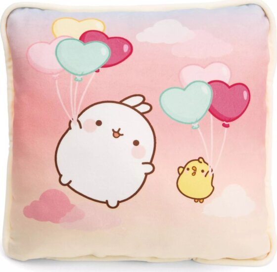 NICI, Molang, a nyuszi plüsspárna, 30 x 30 cm