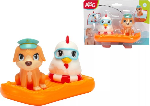 ABC bébijáték, Tengerész állatkák fürdőjáték, 2 db-os