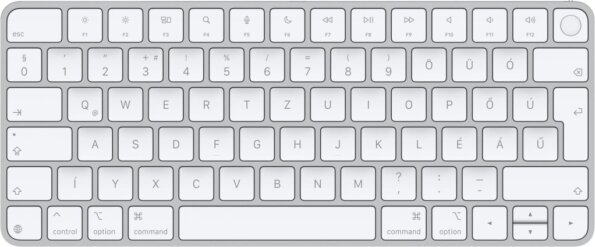 Apple Magic Keyboard (magyar, Touch ID, bluetooth, 2024, fehér)