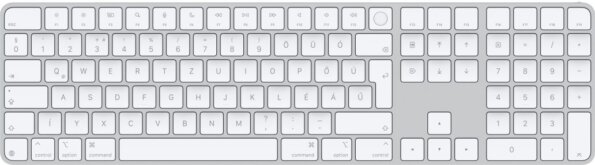 Apple Magic Keyboard (magyar, Touch ID, Numeric Keypad, bluetooth, 2024, fehér) Apple Magic Keyboard (magyar, Touch ID, Numeric Keypad, bluetooth, 2024, fehér)