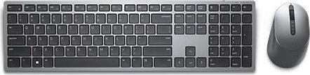 Dell KM7321W Premier billentyűzet + egér szett (magyar, vezeték nélküli, multi-device, ezüst)
