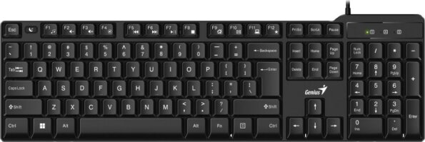 Genius KB-100X (magyar, fekete)