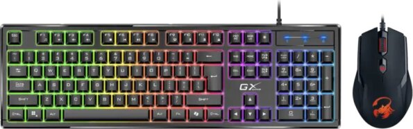 Genius Scorpion KM-GX6 billentyűzet + egér szett (magyar, gamer, copilot, fekete)