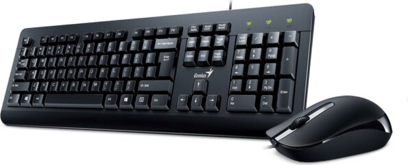 Genius KM-160 billentyűzet + egér szett (magyar, USB, fekete)
