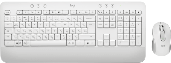 Logitech Signature MK650 billentyűzet + egér szett (magyar, vezeték nélküli, off-white)
