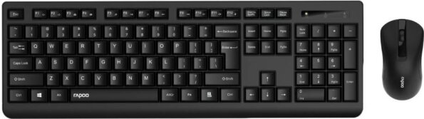 Rapoo X1700 billentyűzet + egér szett (magyar, vezeték nélküli, fekete) Rapoo X1700 billentyűzet + egér szett (magyar, vezeték nélküli, fekete)