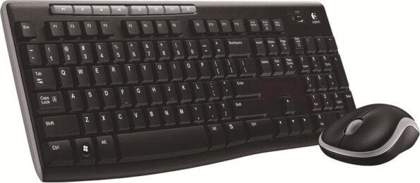 Logitech MK270 billentyűzet + egér szett (angol US, vezeték nélküli, fekete)