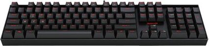Redragon Mitra (magyar, Red Backlight, mechanikus, blue switch, fekete)