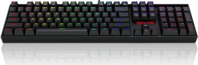 Redragon Mitra (magyar, RGB Backlight, mechanikus, blue switch, fekete)
