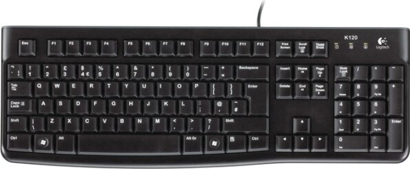 Logitech K120 (magyar, USB, fekete)