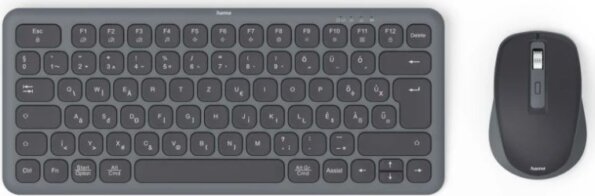 Hama WKM-500 billentyűzet + egér szett (magyar, vezeték nélküli, fekete)