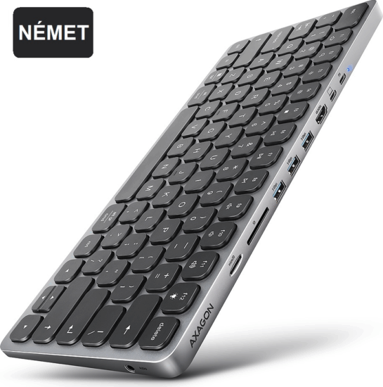AXAGON HMC-KB (német, hub, fekete)