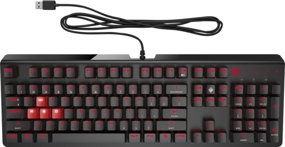 OMEN by HP Encoder (angol - ENG, Cherry MX Red, gamer, fekete)