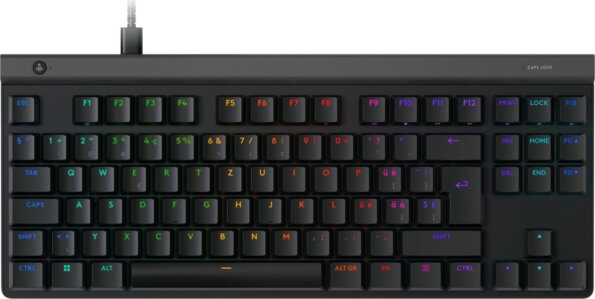 Logitech G515 TKL (amerikai - US, vezetékes, gamer, fekete)