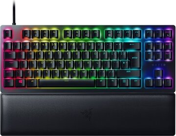 Razer Huntsman V2 TKL (angol, red switch, gamer, fekete)