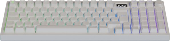 AVAX GM03 PRO (magyar, 98%, tri-mode, mechanikus, Gateron red switch, fehér)