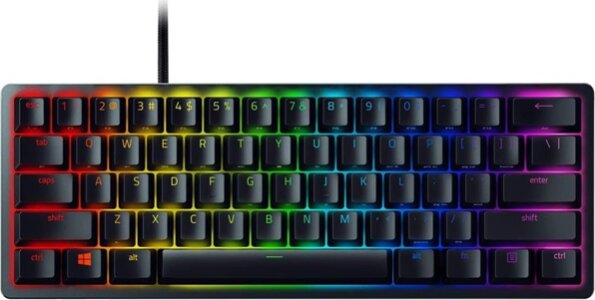 Razer Huntsman Mini (amerikai - US, red switch, mechanikus, fekete)