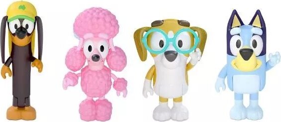 Bluey, Barátok játékfigura szett, 4 db-os