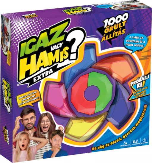 Igaz vagy Hamis Extra interaktív társasjáték Igaz vagy Hamis Extra interaktív társasjáték