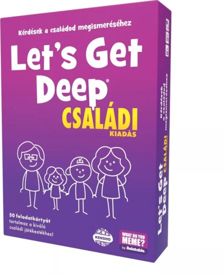 Let's Get Deep társasjáték, Családi kiadás Let's Get Deep társasjáték, Családi kiadás