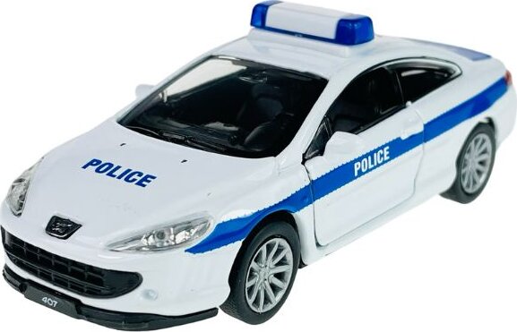 Welly CityDuty, Peugeot Coupé 407 Police kisautó, 1:34