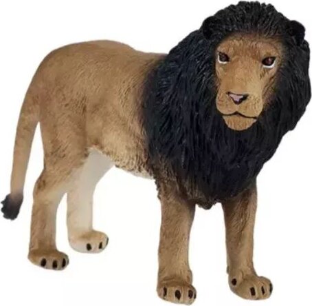 Oroszlán, kézzel festett figura