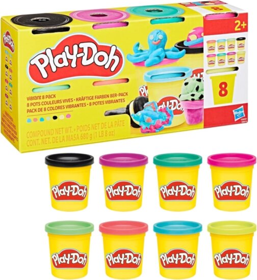 Play-Doh, Szivárvány, 8 színű gyurmacsomag