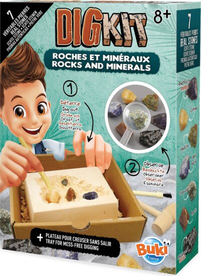 Buki, Ásványok és kövek felfedező készlet