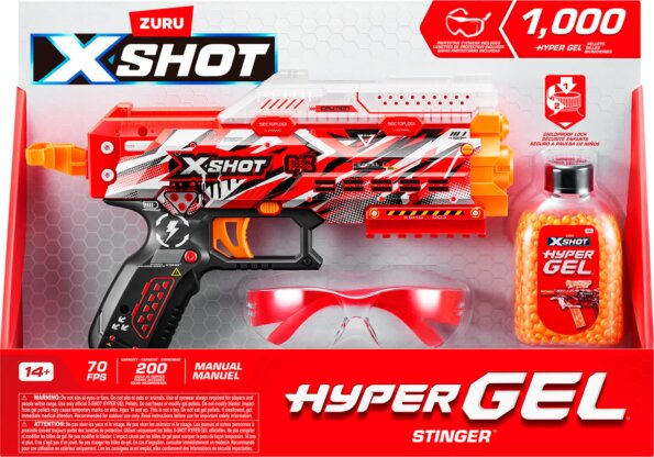 X-Shot, Hyper Gel Stinger zselégolyó lövő fegyver X-Shot, Hyper Gel Stinger zselégolyó lövő fegyver