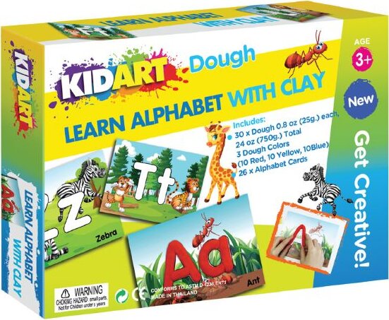 Kid Art, Játékos ABC betűtanulás gyurmázással