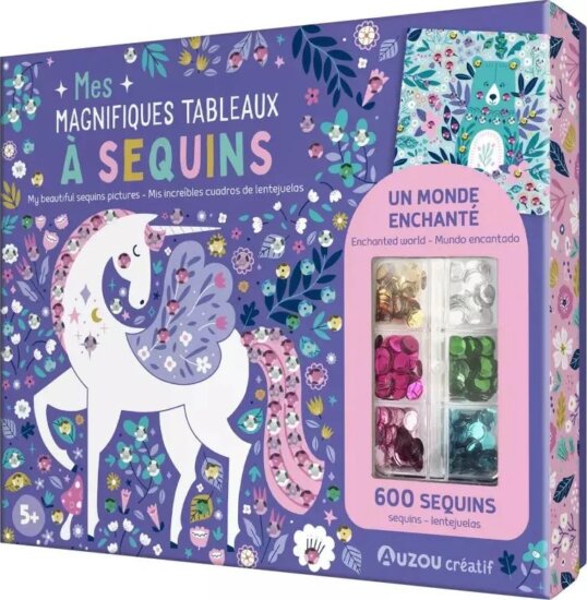 Flitteres képkészítő készlet, Varázslatos állatok Flitteres képkészítő készlet, Varázslatos állatok