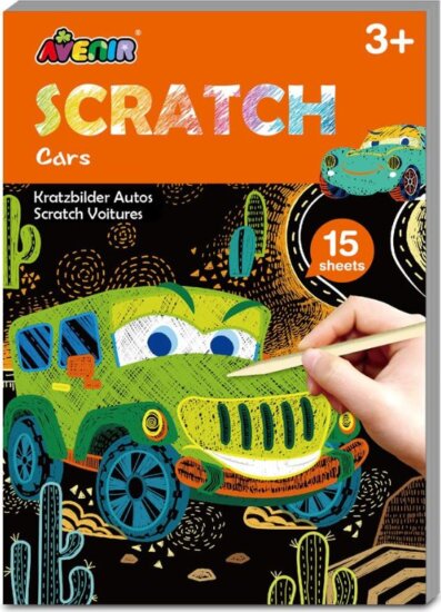 Avenir, Mini karckép készítő könyv, Autók