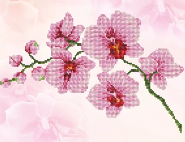 Diamond Dotz, Orchidea, 31 x 41 cm Diamond Dotz, Orchidea, 31 x 41 cm