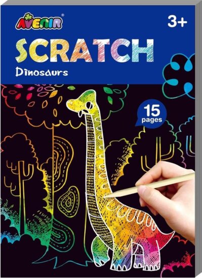 Avenir, Mini karckép készítő könyv, Dinók Avenir, Mini karckép készítő könyv, Dinók