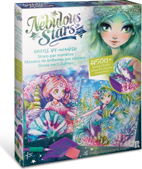 Nebulous Stars, Díszíts szám szerint, Képkészítő kreatív füzet, Marinia és Coralia Nebulous Stars, Díszíts szám szerint, Képkészítő kreatív füzet, Marinia és Coralia